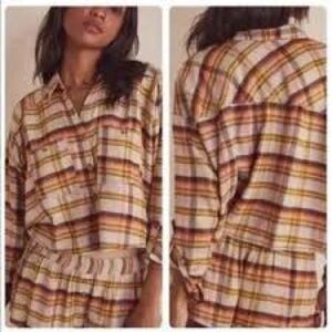 𝅺FREE People We the Free Wrapped in Flannel Set